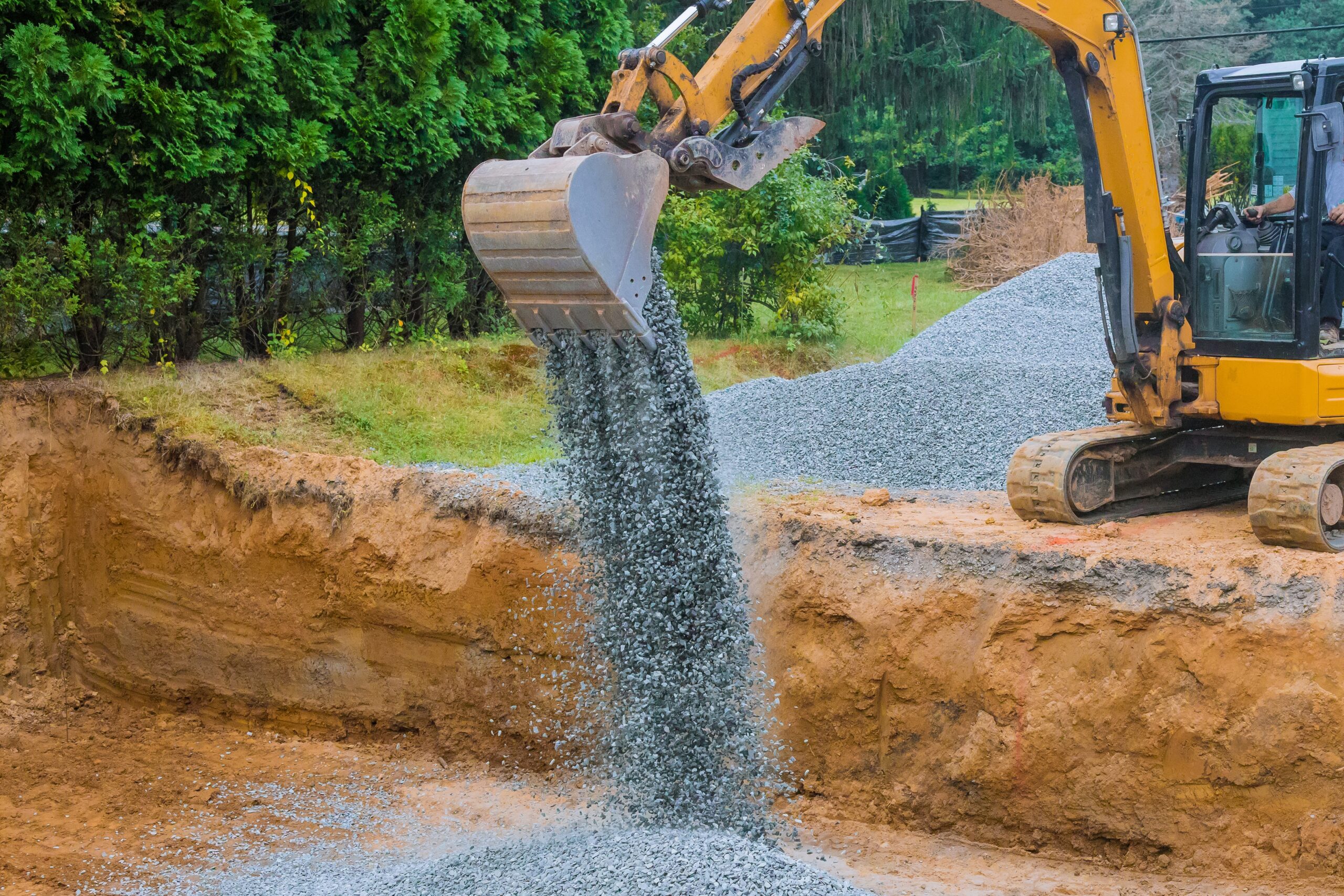 groundworks excavator